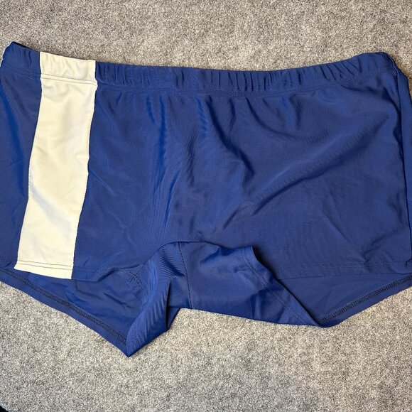 Go Softwear Men’s Swim Trunks – Blue/White – Fits M/L - Picture 1 of 8